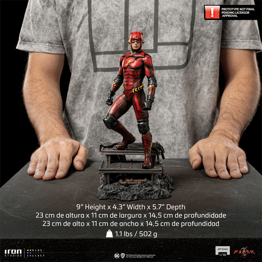 IRO53509 The Flash (2023) - Flash (Alt) 1:10 Scale Statue - Iron Studios - Titan Pop Culture