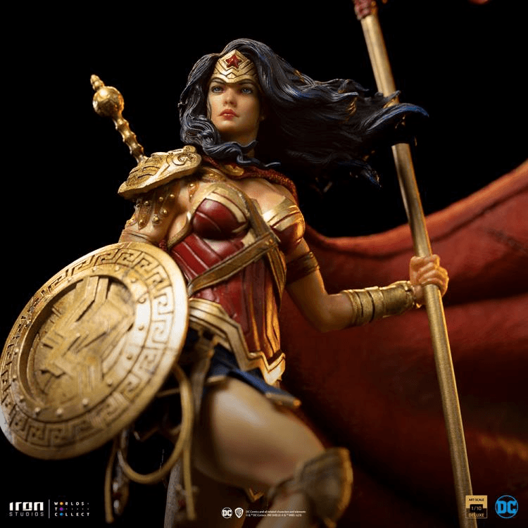 IRO53523 Wonder Woman - Unleashed 1:10 Scale Statue - Iron Studios - Titan Pop Culture