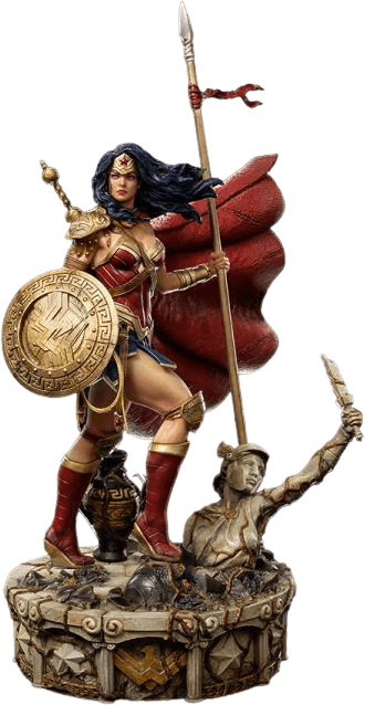 IRO53523 Wonder Woman - Unleashed 1:10 Scale Statue - Iron Studios - Titan Pop Culture