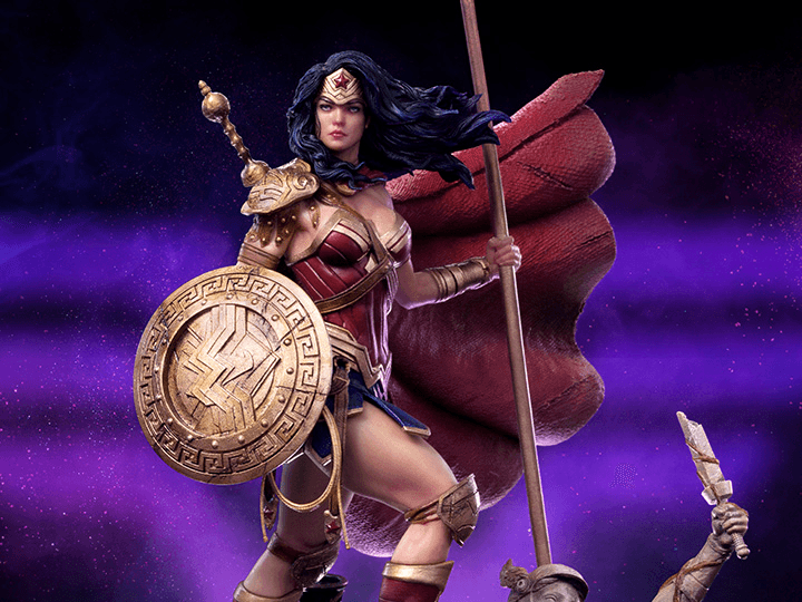 IRO53523 Wonder Woman - Unleashed 1:10 Scale Statue - Iron Studios - Titan Pop Culture