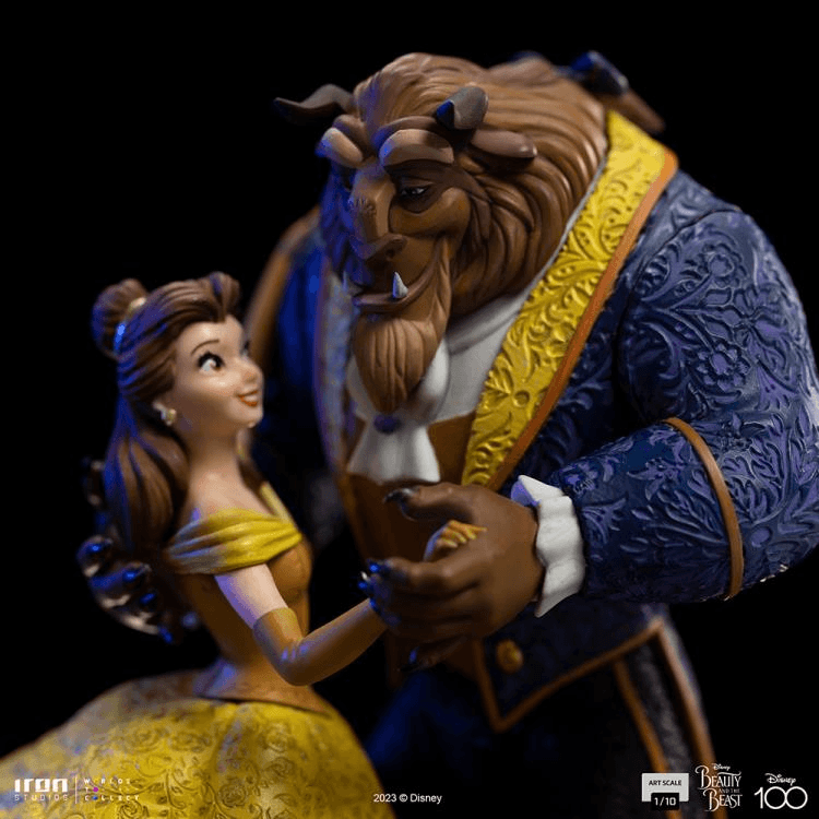 IRO53554 Beauty and the Beast (1991) - Belle & Beast 1:10 Scale Statue - Iron Studios - Titan Pop Culture