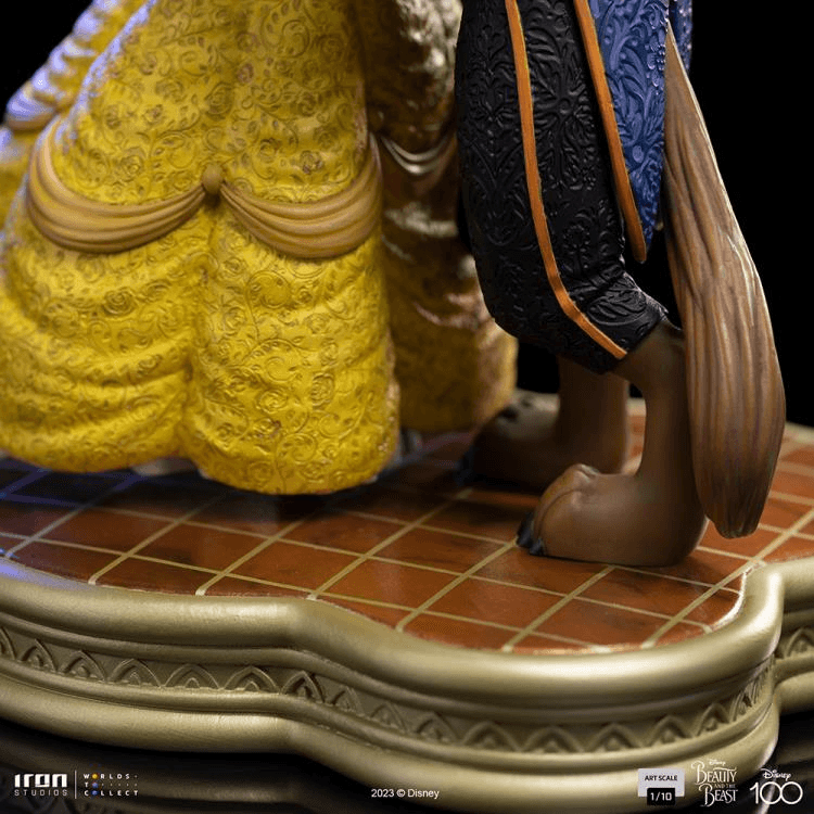 IRO53554 Beauty and the Beast (1991) - Belle & Beast 1:10 Scale Statue - Iron Studios - Titan Pop Culture