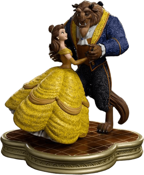 IRO53554 Beauty and the Beast (1991) - Belle & Beast 1:10 Scale Statue - Iron Studios - Titan Pop Culture