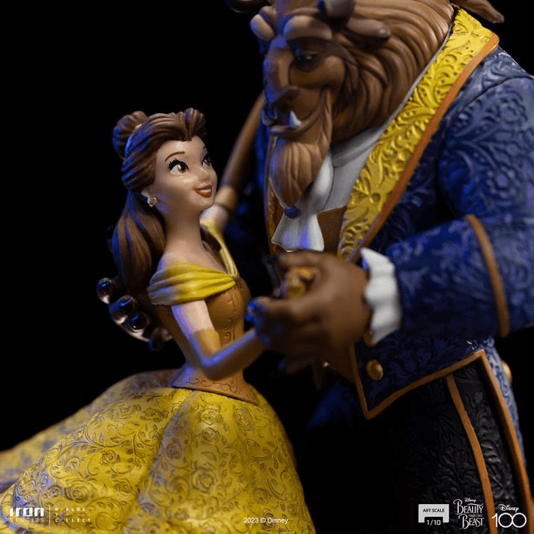 IRO53554 Beauty and the Beast (1991) - Belle & Beast 1:10 Scale Statue - Iron Studios - Titan Pop Culture