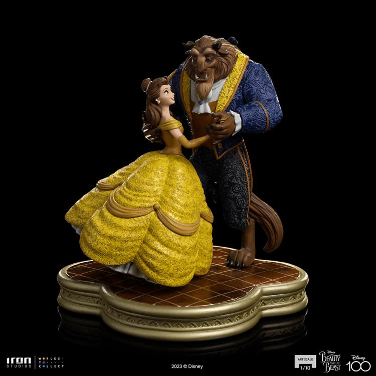 IRO53554 Beauty and the Beast (1991) - Belle & Beast 1:10 Scale Statue - Iron Studios - Titan Pop Culture