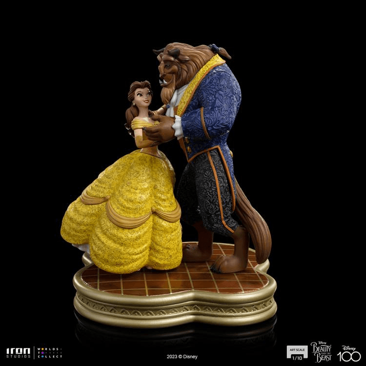 IRO53554 Beauty and the Beast (1991) - Belle & Beast 1:10 Scale Statue - Iron Studios - Titan Pop Culture