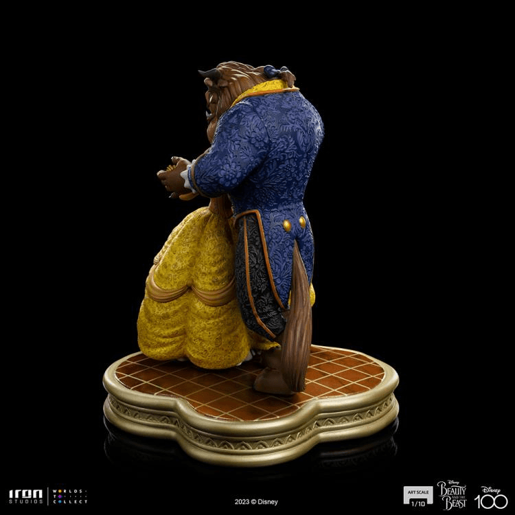 IRO53554 Beauty and the Beast (1991) - Belle & Beast 1:10 Scale Statue - Iron Studios - Titan Pop Culture