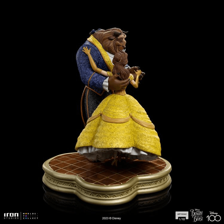 IRO53554 Beauty and the Beast (1991) - Belle & Beast 1:10 Scale Statue - Iron Studios - Titan Pop Culture