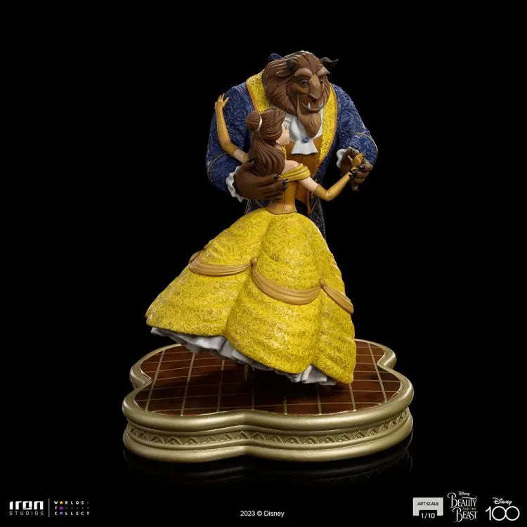 IRO53554 Beauty and the Beast (1991) - Belle & Beast 1:10 Scale Statue - Iron Studios - Titan Pop Culture