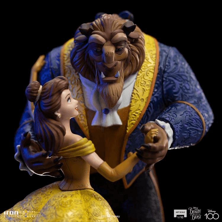 IRO53554 Beauty and the Beast (1991) - Belle & Beast 1:10 Scale Statue - Iron Studios - Titan Pop Culture