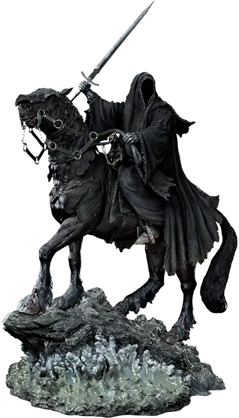 El Señor de los Anillos - Estatua de lujo de Nazgul a caballo a escala 1:10