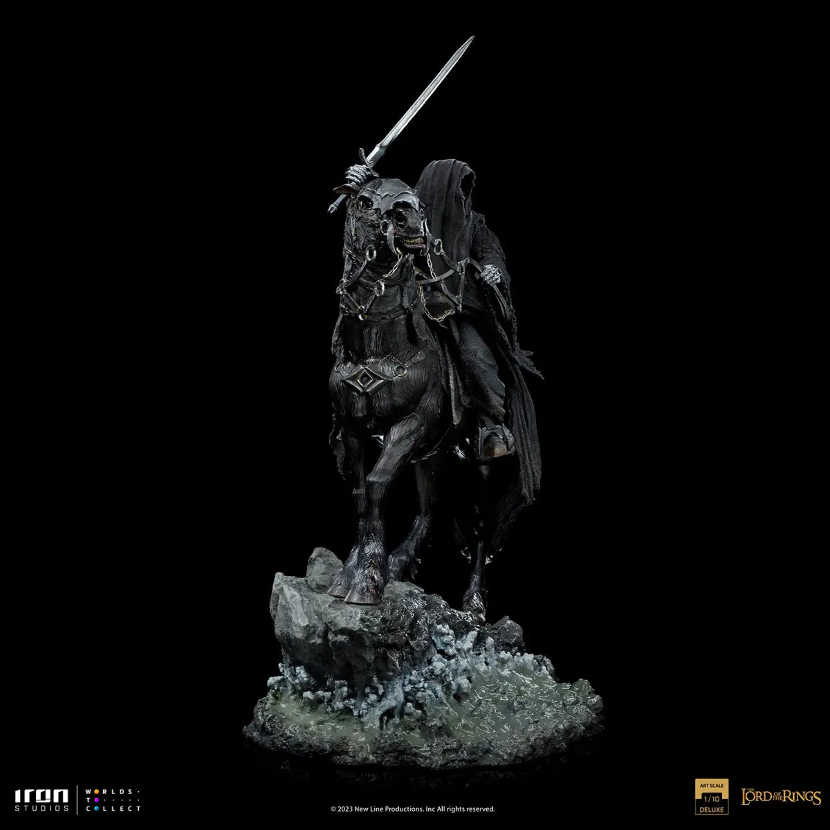 El Señor de los Anillos - Estatua de lujo de Nazgul a caballo a escala 1:10