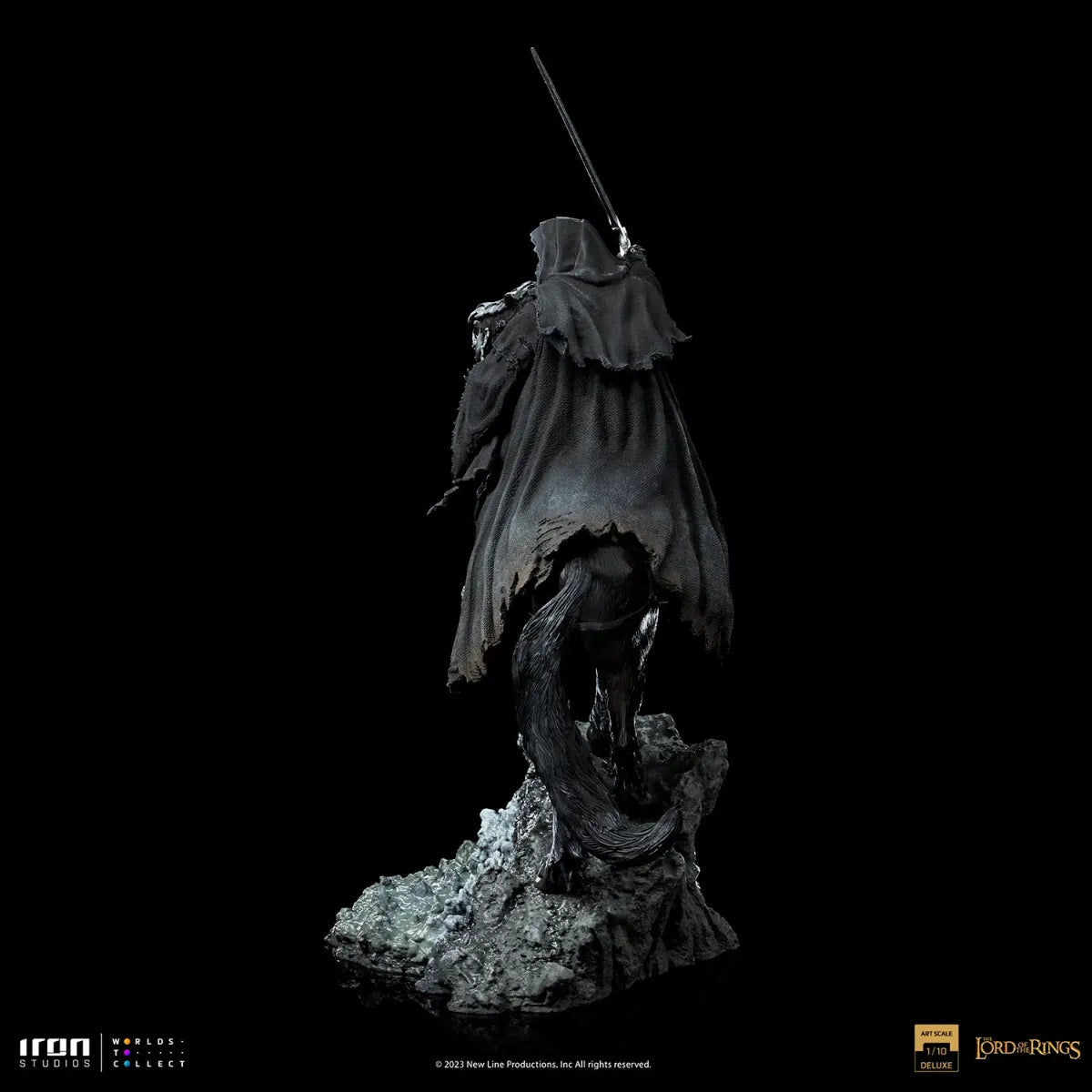 El Señor de los Anillos - Estatua de lujo de Nazgul a caballo a escala 1:10