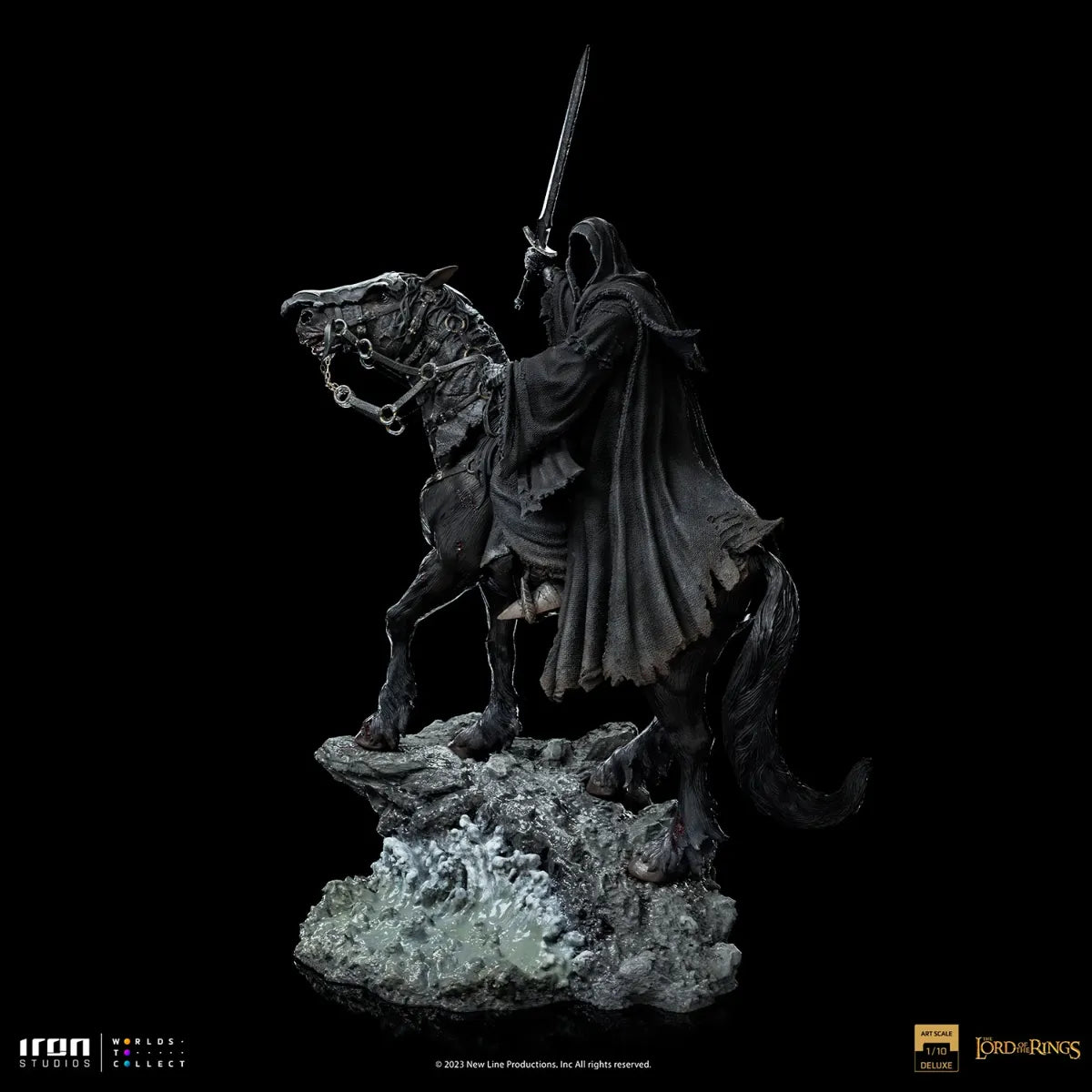 El Señor de los Anillos - Estatua de lujo de Nazgul a caballo a escala 1:10