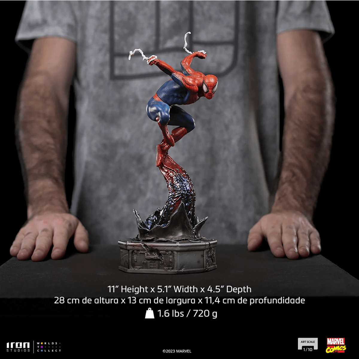 IRO53592 Spider-Man Vs Villains - Spider-Man 1:10 Scale Statue - Iron Studios - Titan Pop Culture