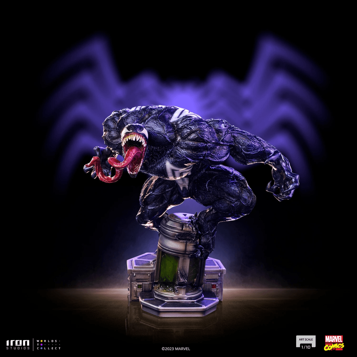 IRO53608 Spider-Man Vs Villains - Venom 1:10 Scale Statue - Iron Studios - Titan Pop Culture