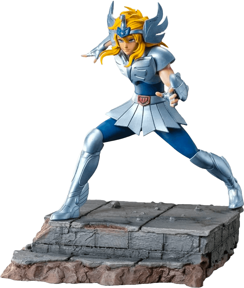 IRO53622 Saint Seiya - Cygnus Hyoga 1:10 Scale Statue - Iron Studios - Titan Pop Culture