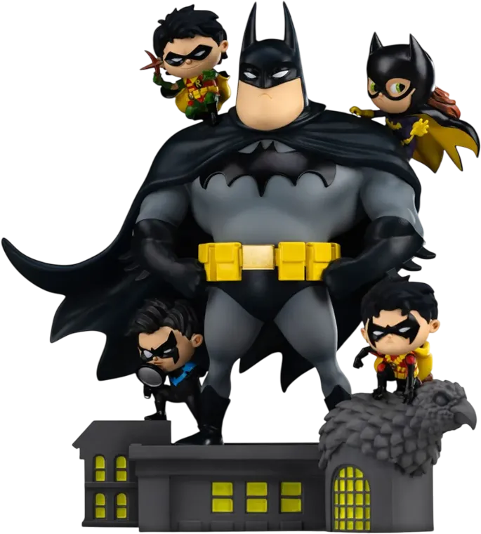 IRO53721 DC Comics - Batman Family Animated Icons - Iron Studios - Titan Pop Culture