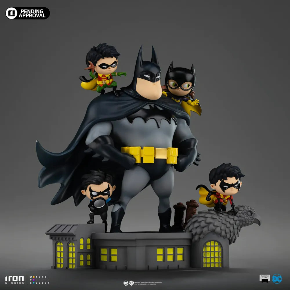 IRO53721 DC Comics - Batman Family Animated Icons - Iron Studios - Titan Pop Culture