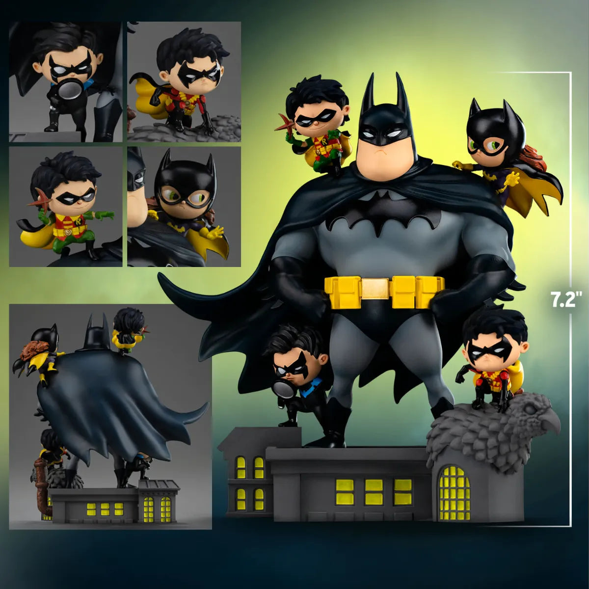 IRO53721 DC Comics - Batman Family Animated Icons - Iron Studios - Titan Pop Culture