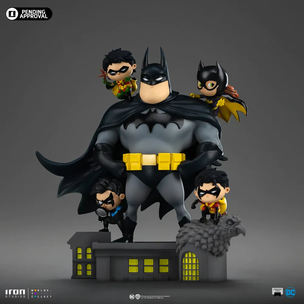 IRO53721 DC Comics - Batman Family Animated Icons - Iron Studios - Titan Pop Culture