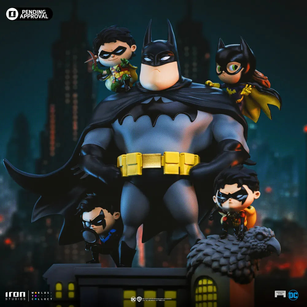 IRO53721 DC Comics - Batman Family Animated Icons - Iron Studios - Titan Pop Culture