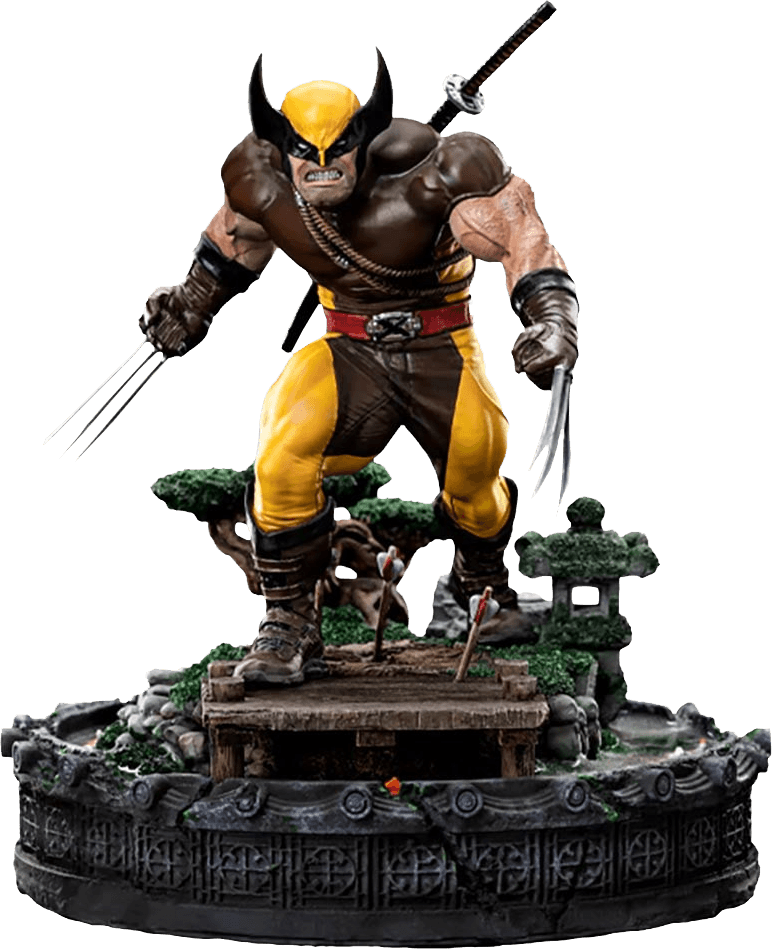 IRO53745 X-Men - Wolverine Unleashed Deluxe 1:10 Scale Statue - Iron Studios - Titan Pop Culture