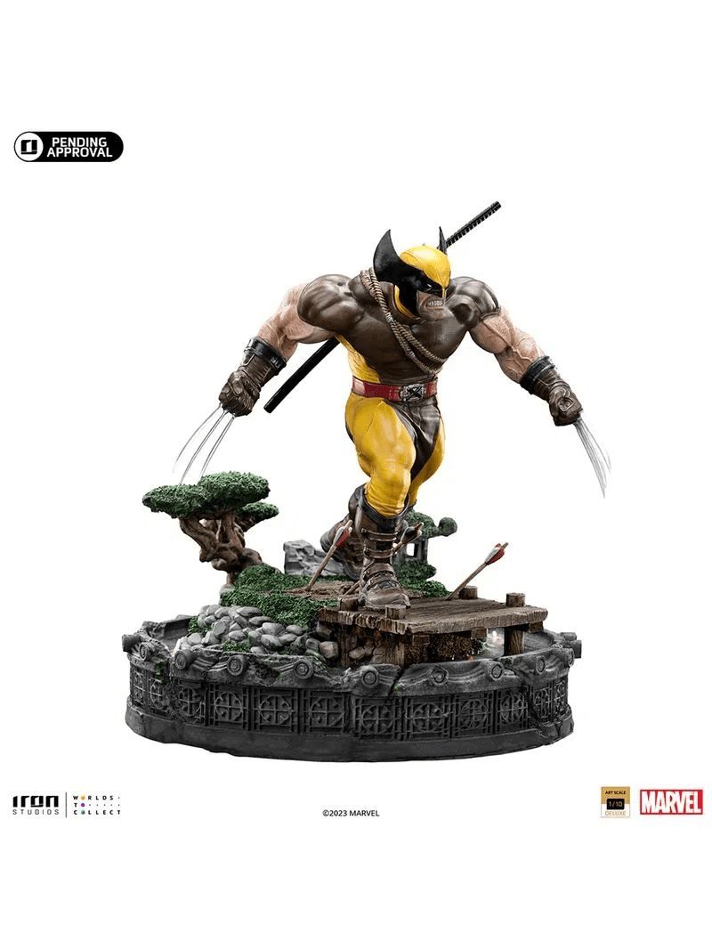 IRO53745 X-Men - Wolverine Unleashed Deluxe 1:10 Scale Statue - Iron Studios - Titan Pop Culture