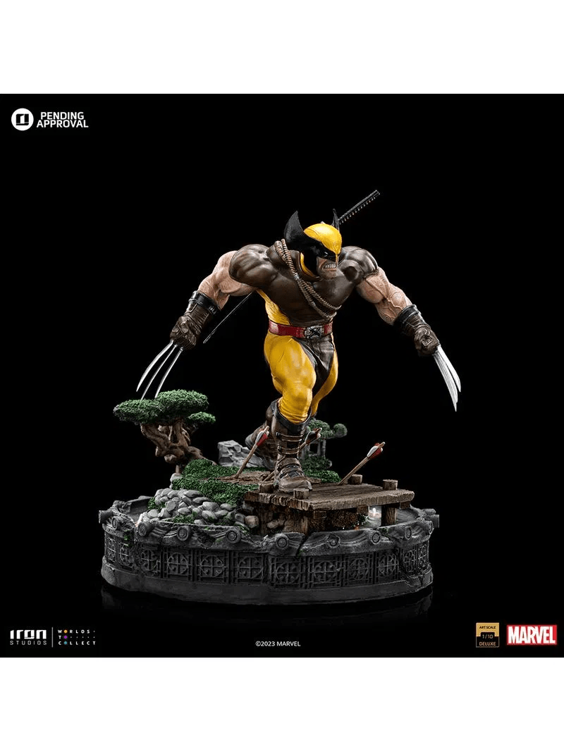 IRO53745 X-Men - Wolverine Unleashed Deluxe 1:10 Scale Statue - Iron Studios - Titan Pop Culture