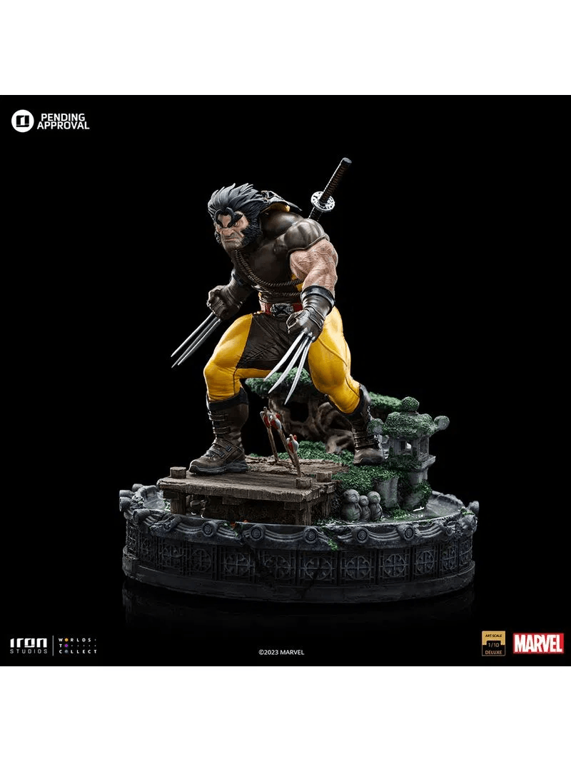 X-Men - Wolverine Unleashed Deluxe 1:10 Scale Statue Statue by Iron Studios | Titan Pop Culture