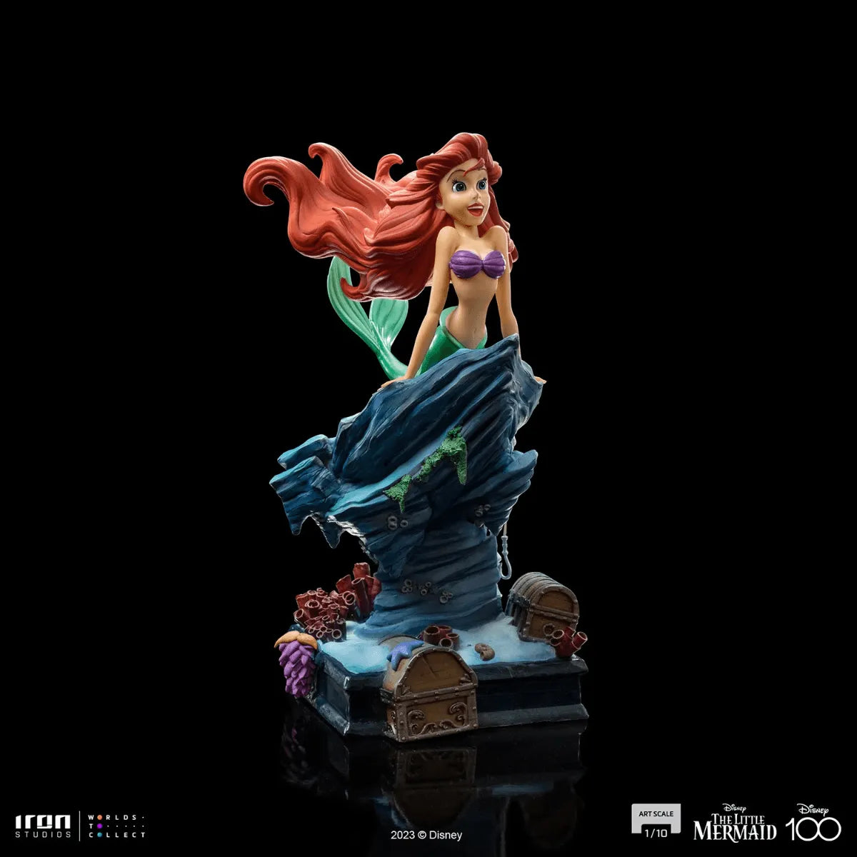 IRO53776 Little Mermaid (1989) - Ariel 1:10 Statue - Iron Studios - Titan Pop Culture