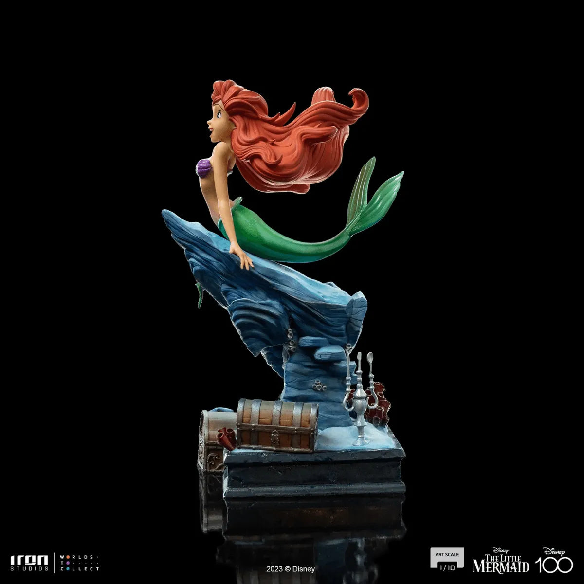 IRO53776 Little Mermaid (1989) - Ariel 1:10 Statue - Iron Studios - Titan Pop Culture