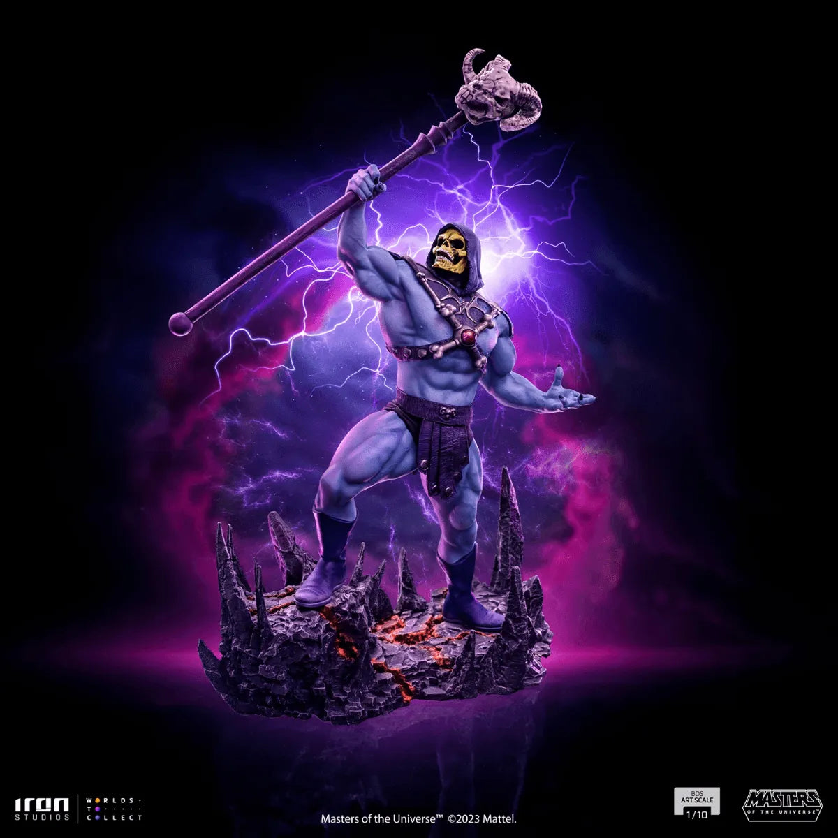 IRO53813 Masters of the Universe - Skeletor Battle Diorama 1:10 Art Scale Statue - Iron Studios - Titan Pop Culture