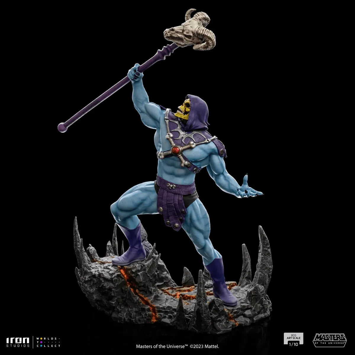 IRO53813 Masters of the Universe - Skeletor Battle Diorama 1:10 Art Scale Statue - Iron Studios - Titan Pop Culture