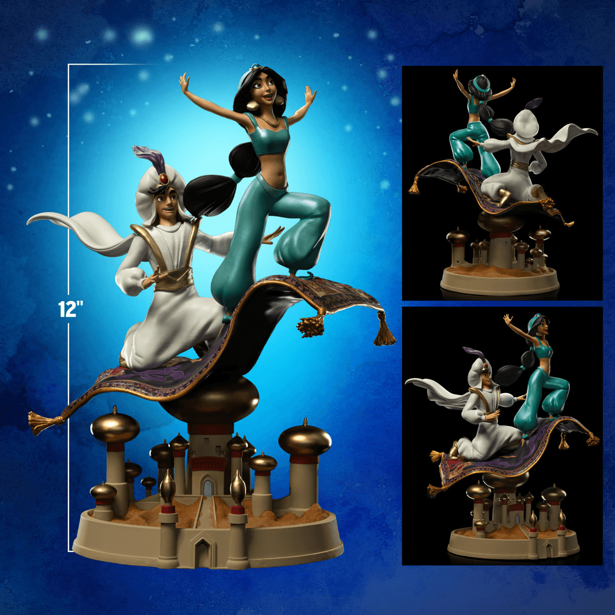 IR053851 Disney - Aladdin & Jasmine 1:10 Statue - Iron Studios - Titan Pop Culture