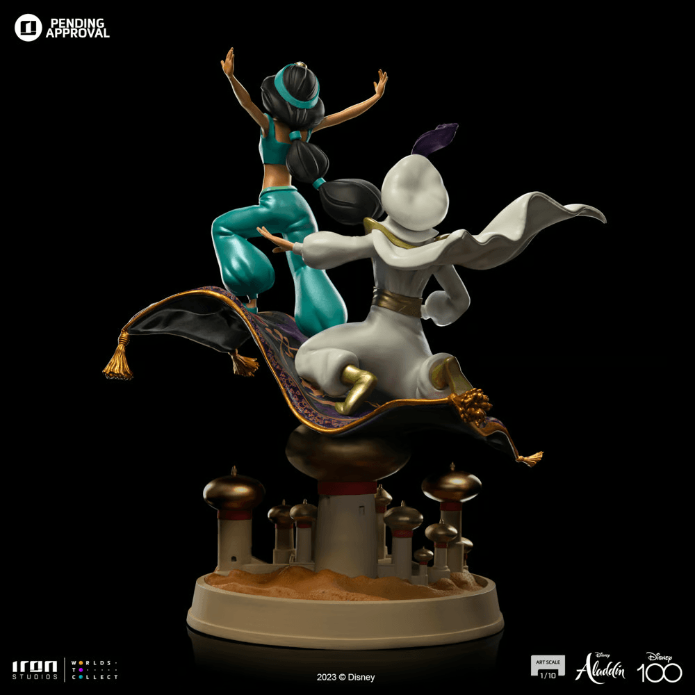 IR053851 Disney - Aladdin & Jasmine 1:10 Statue - Iron Studios - Titan Pop Culture