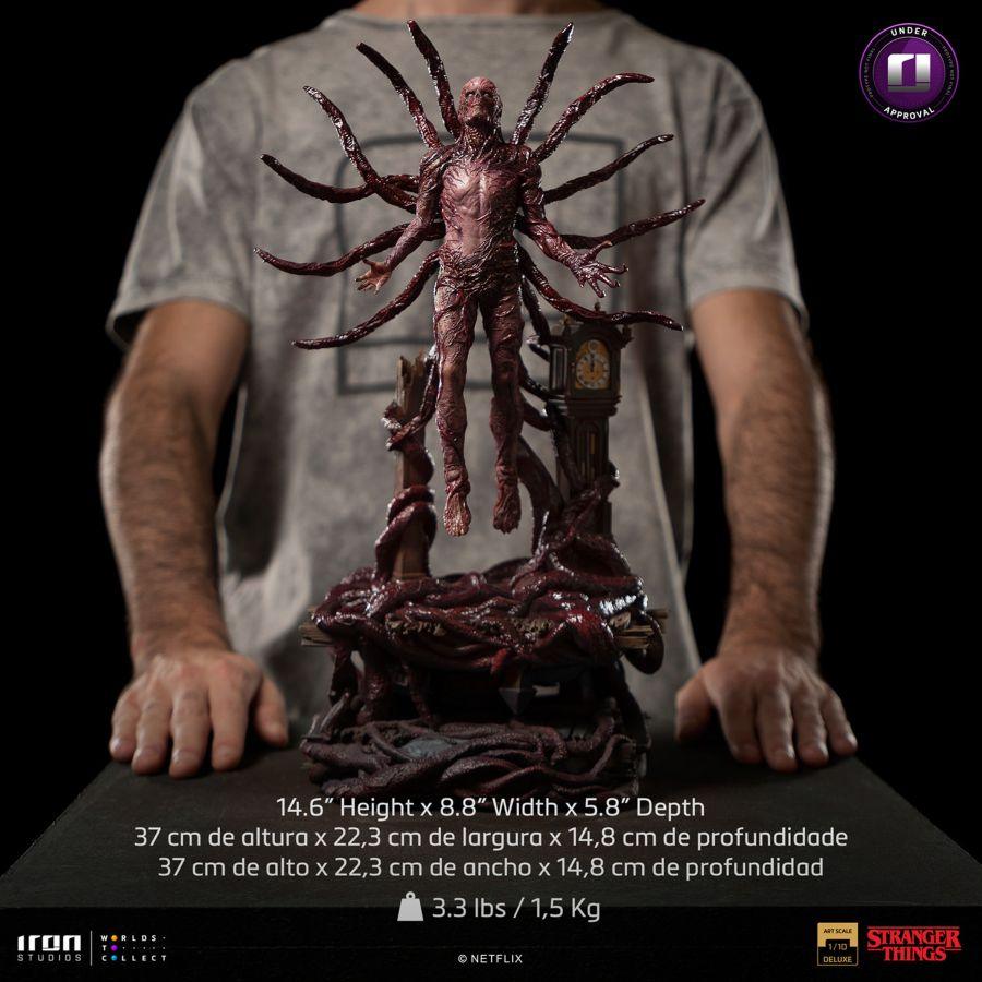 IRO54049 Stranger Things - Vecna Deluxe 1:10 Statue - Iron Studios - Titan Pop Culture