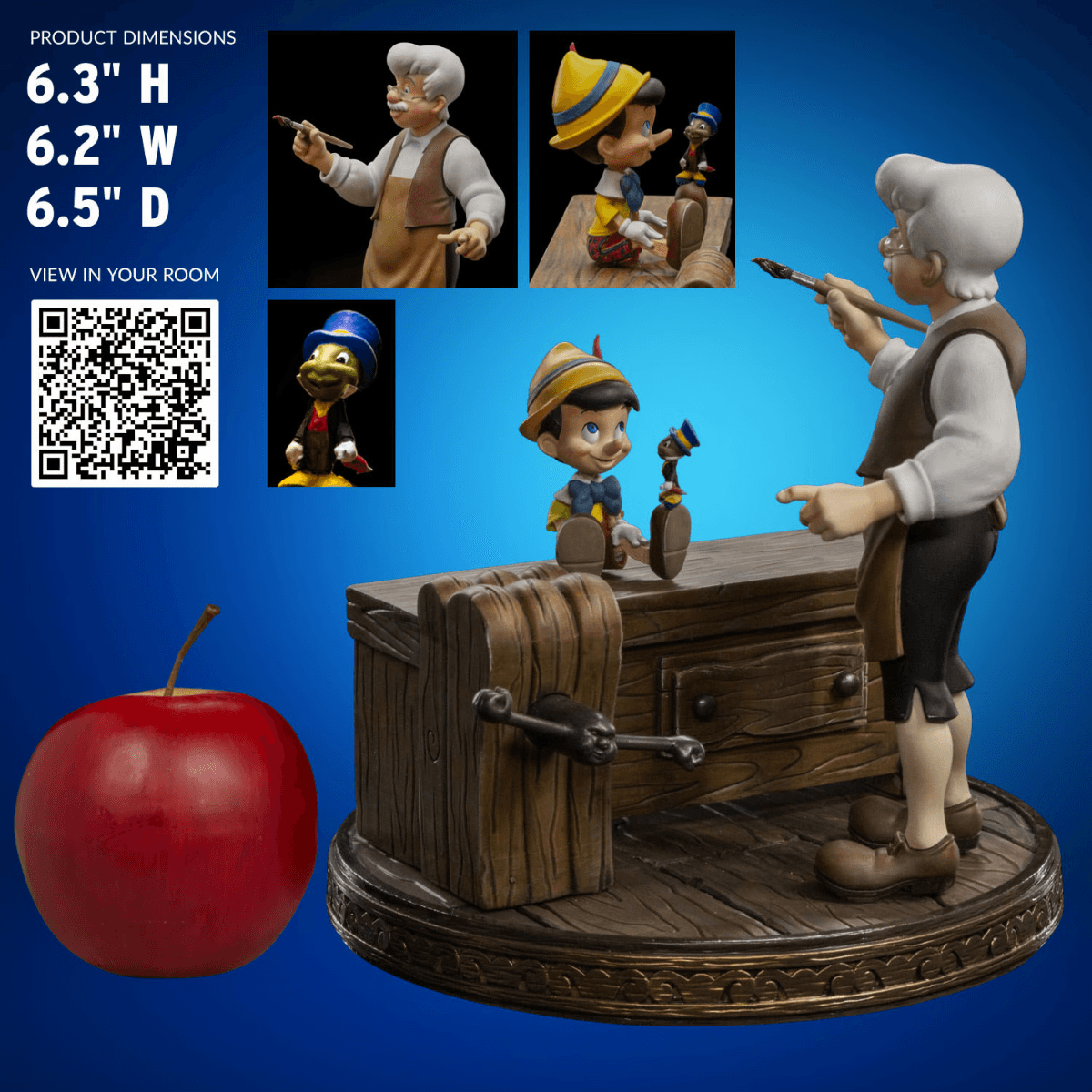 IRO54155 Pinocchio (1940) - Pinocchio 1:10 Scale Statue - Iron Studios - Titan Pop Culture