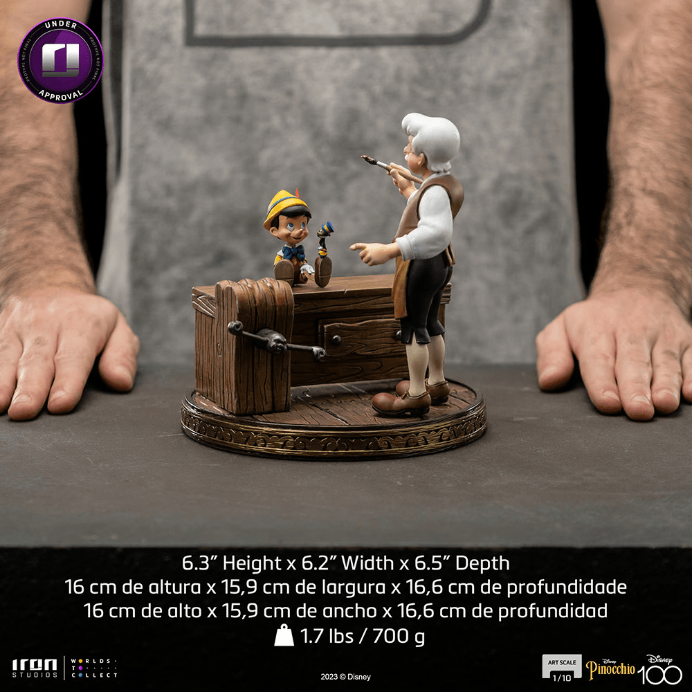 IRO54155 Pinocchio (1940) - Pinocchio 1:10 Scale Statue - Iron Studios - Titan Pop Culture