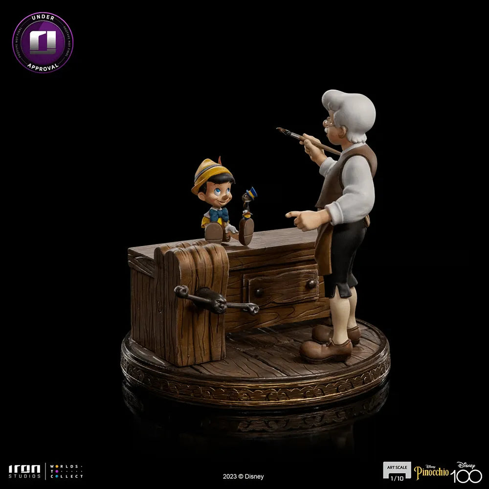 IRO54155 Pinocchio (1940) - Pinocchio 1:10 Scale Statue - Iron Studios - Titan Pop Culture