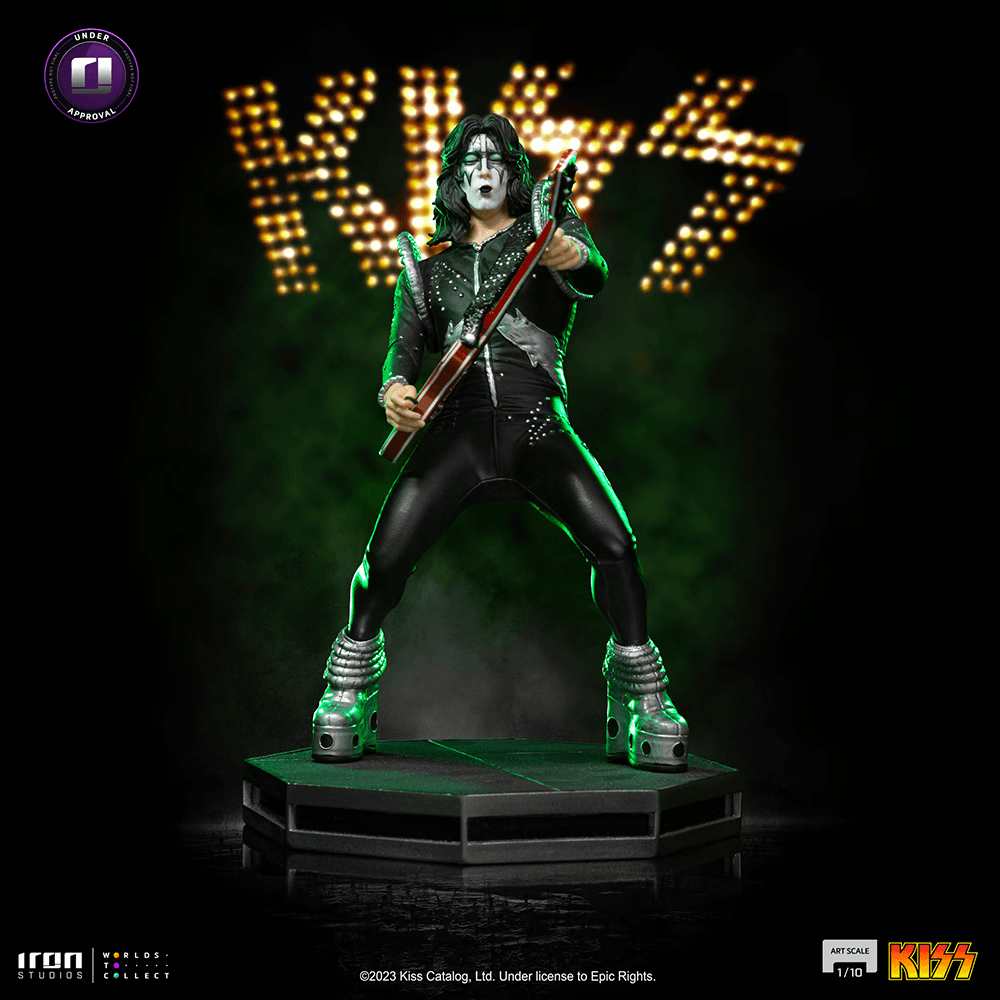 IRO54285 Kiss - Ace Frehley 1:10 Scale Statue - Iron Studios - Titan Pop Culture