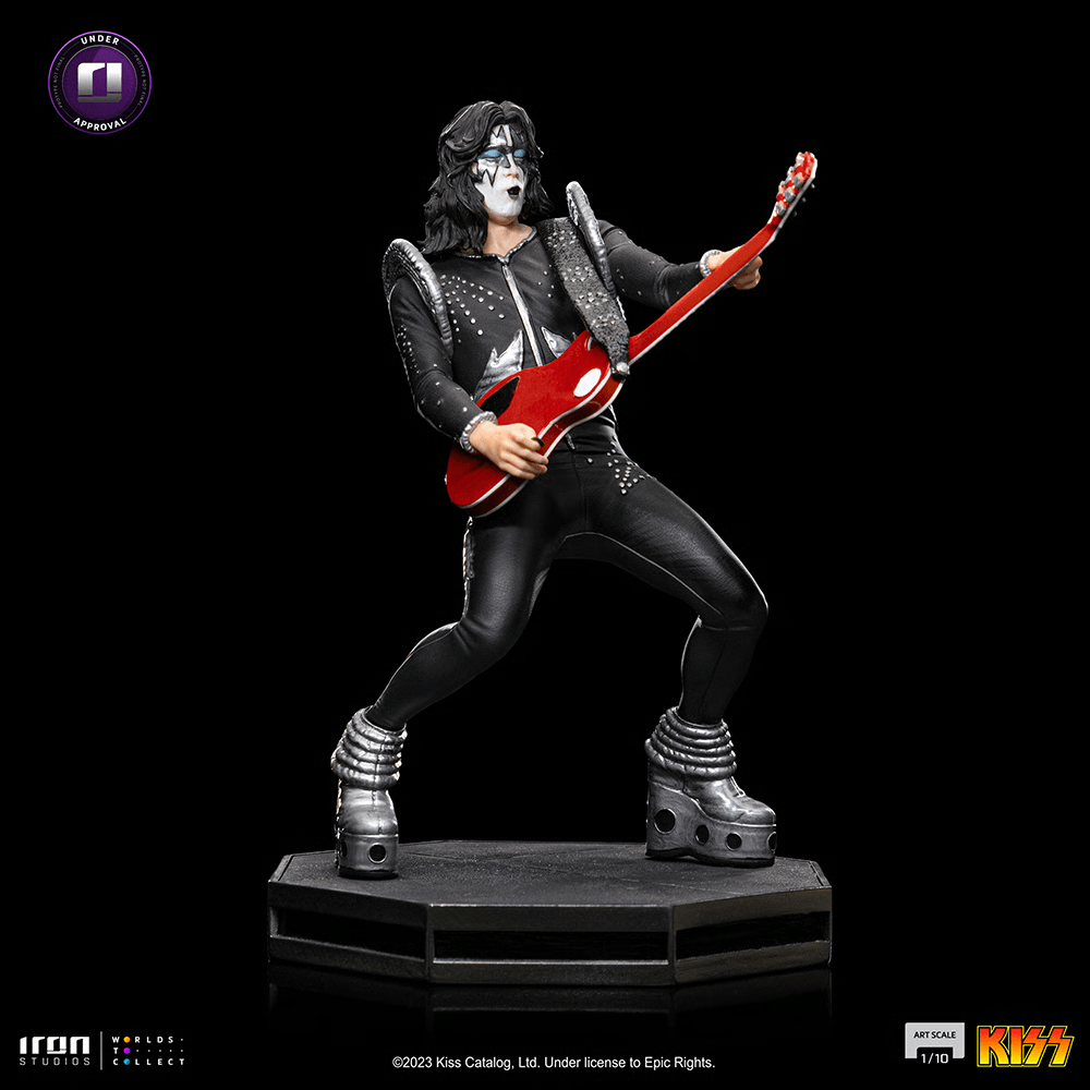 IRO54285 Kiss - Ace Frehley 1:10 Scale Statue - Iron Studios - Titan Pop Culture