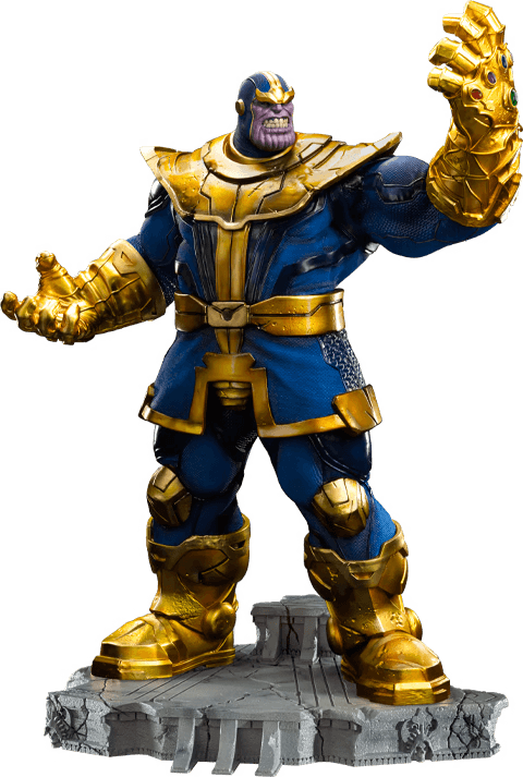 IRO54308 Marvel Comics - Thanos 1:10 Scale Statue - Iron Studios - Titan Pop Culture