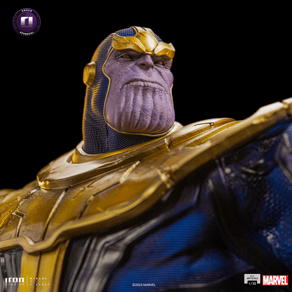 IRO54308 Marvel Comics - Thanos 1:10 Scale Statue - Iron Studios - Titan Pop Culture