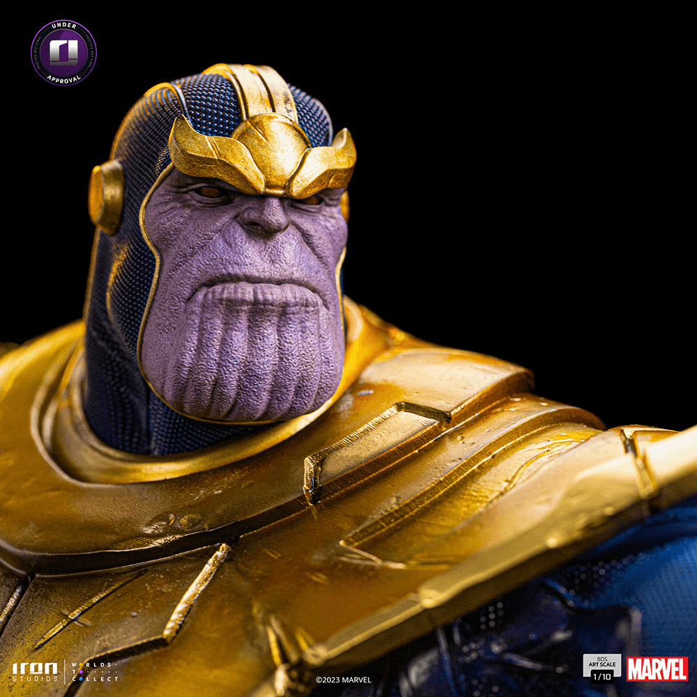 IRO54308 Marvel Comics - Thanos 1:10 Scale Statue - Iron Studios - Titan Pop Culture