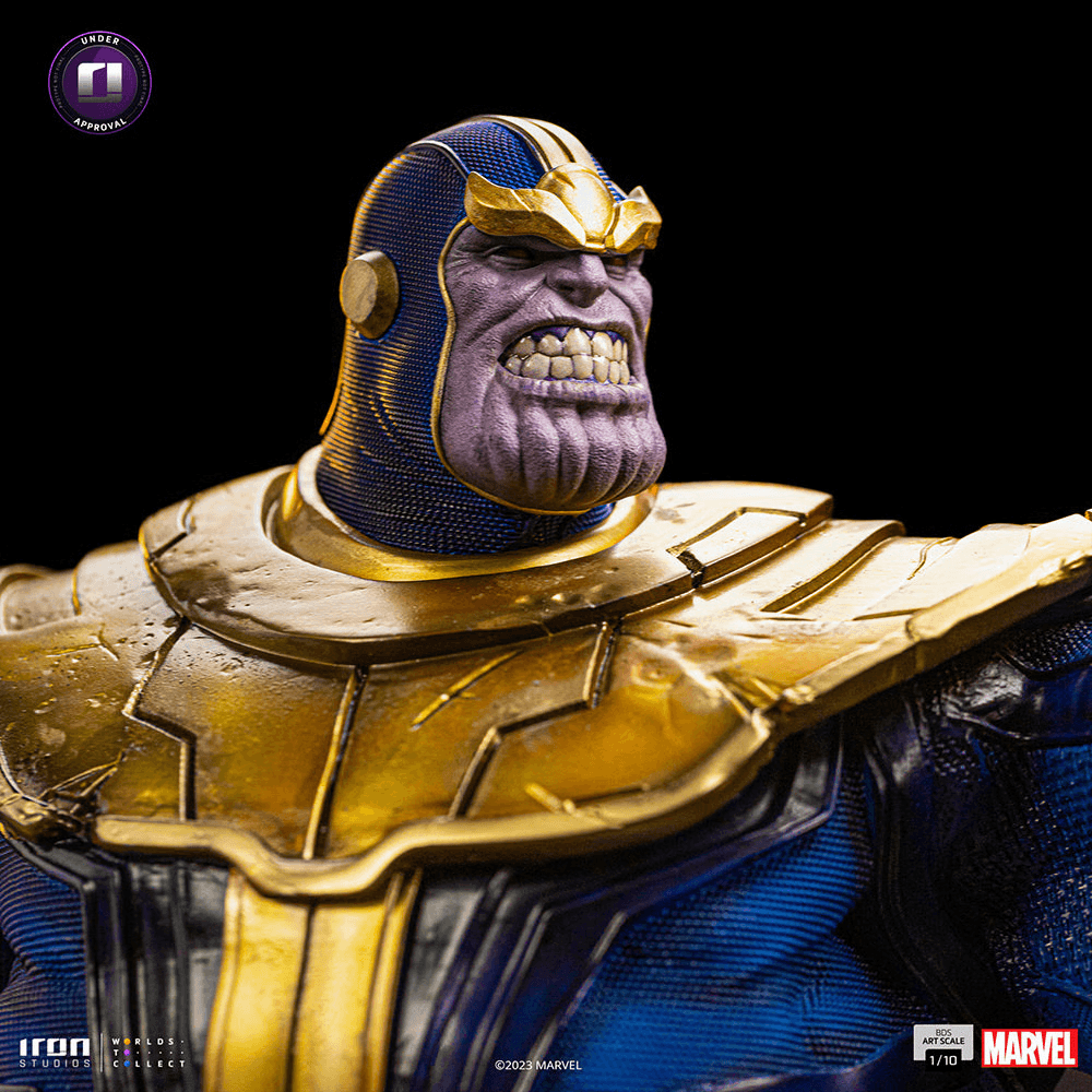 IRO54308 Marvel Comics - Thanos 1:10 Scale Statue - Iron Studios - Titan Pop Culture