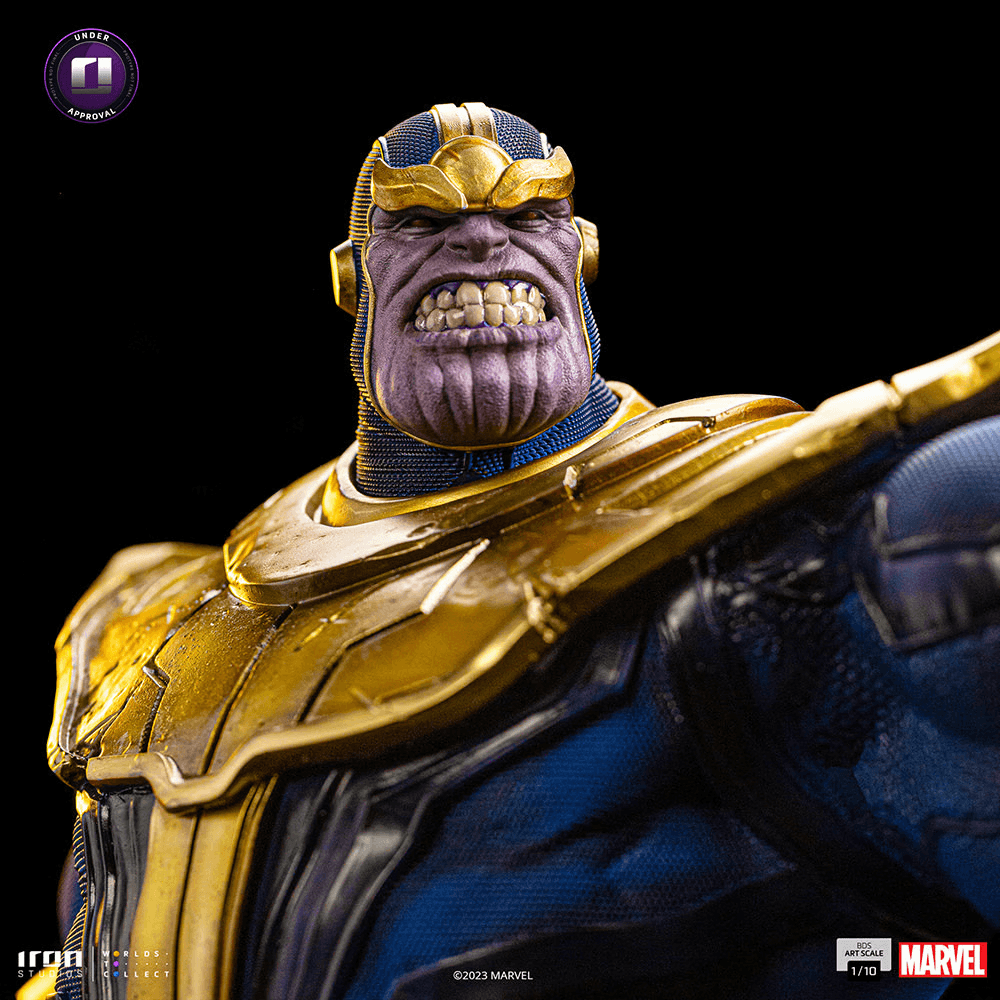 IRO54308 Marvel Comics - Thanos 1:10 Scale Statue - Iron Studios - Titan Pop Culture