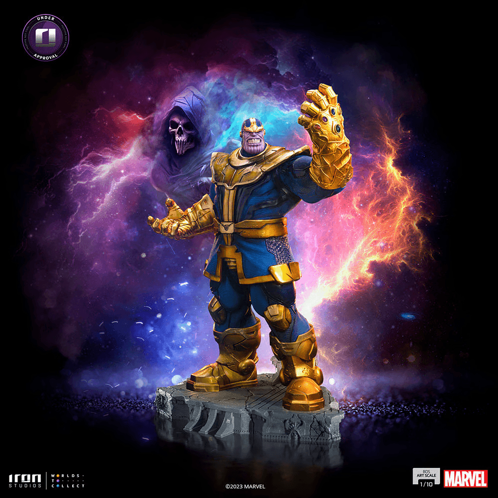 IRO54308 Marvel Comics - Thanos 1:10 Scale Statue - Iron Studios - Titan Pop Culture