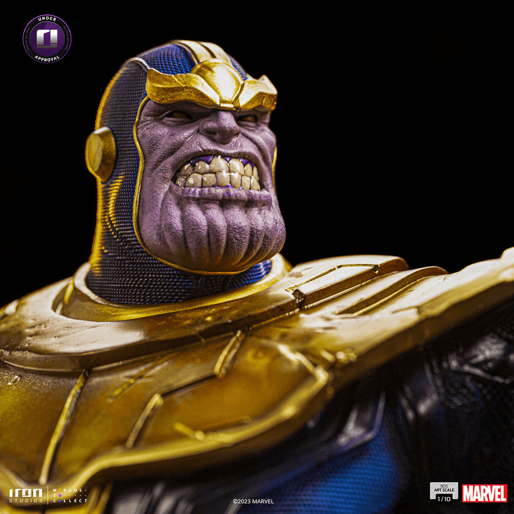 IRO54308 Marvel Comics - Thanos 1:10 Scale Statue - Iron Studios - Titan Pop Culture