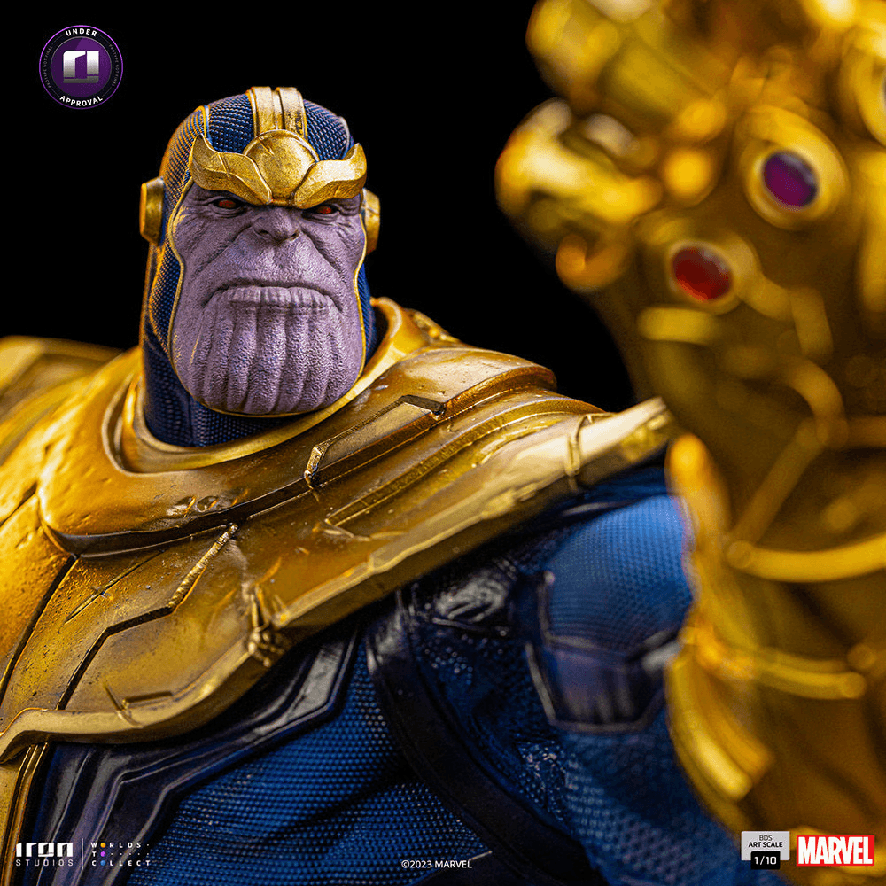 IRO54308 Marvel Comics - Thanos 1:10 Scale Statue - Iron Studios - Titan Pop Culture